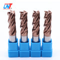UNT Solid Carbide Fresa Coating CNC 4 Flutes Unequal Helix Square End Mill Cutters for Stainless Steel