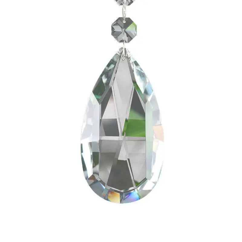 Machine Cut Teardrop Pendants Crystal Chandelier Parts Accessories for Lighting MegaBDM