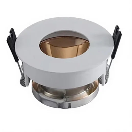 Led Light Embedded Ceiling Downlight Modern White Round Frame Aluminum Mr16 Adjustable High Brightness Spot Lights