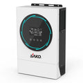 SUNPOLO 6KW Off Grid Hybrid Inverter 48Vdc to 230VAC 6000W Pure Sine Wave Inverter Charger with 120A MPPT RGB Lighting
