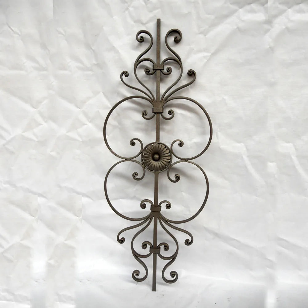 1000x340mm Wrought Iron Elements Forged Iron Baluster  for Staircase Railing Balustrade Handrail Gate Fence Parts