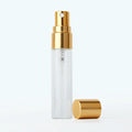 Perfume Glass Bottles 10ml Snap on Neck Perfume Spray Bottle with Aluminum Sprayer Metal Cap