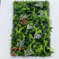 S056 Artificial Green Wall Panel Decor Green Artificial Grass Plant Wall Tile Outdoor Indoor Grass Wall for Garden Home Decor