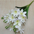 J-08281 New Arrival Artificial Real Touch Moisturizing Artificial Flower Orchid Bundle 20 Heads