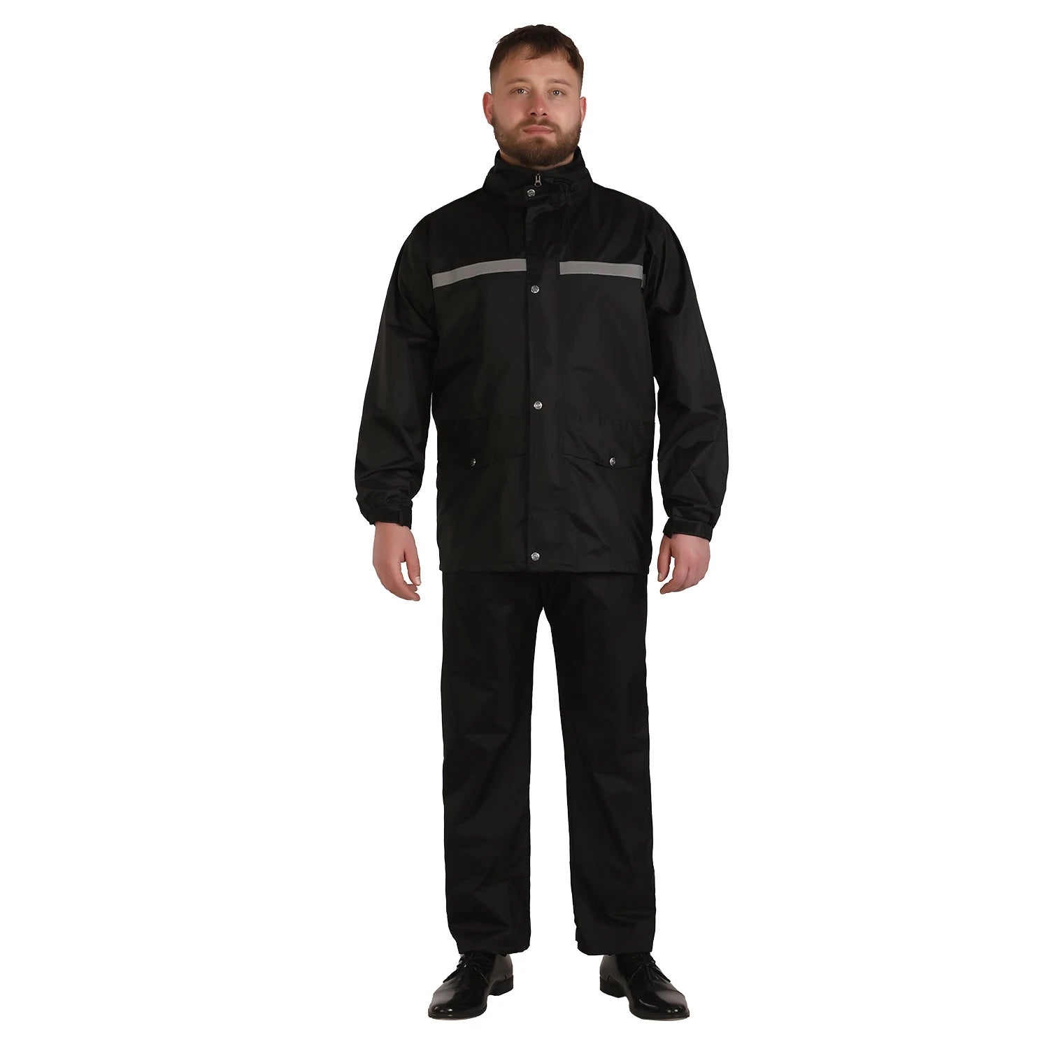 Detachable Full-Body Reflective Rain Gear for Adults Raincoat Trousers Set Designed to Withstand Heavy Rain Outdoor Rain Jacket