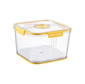 Refrigerator Plastic Fruit Vegetable Storage Organizer Food Container with Time Record Lid