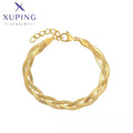 T000946005 XUPING JEWELRY 14K Gold Color Royal Stainless Steel Other Fine Fashion Friendship Jewelry Women Bracelet