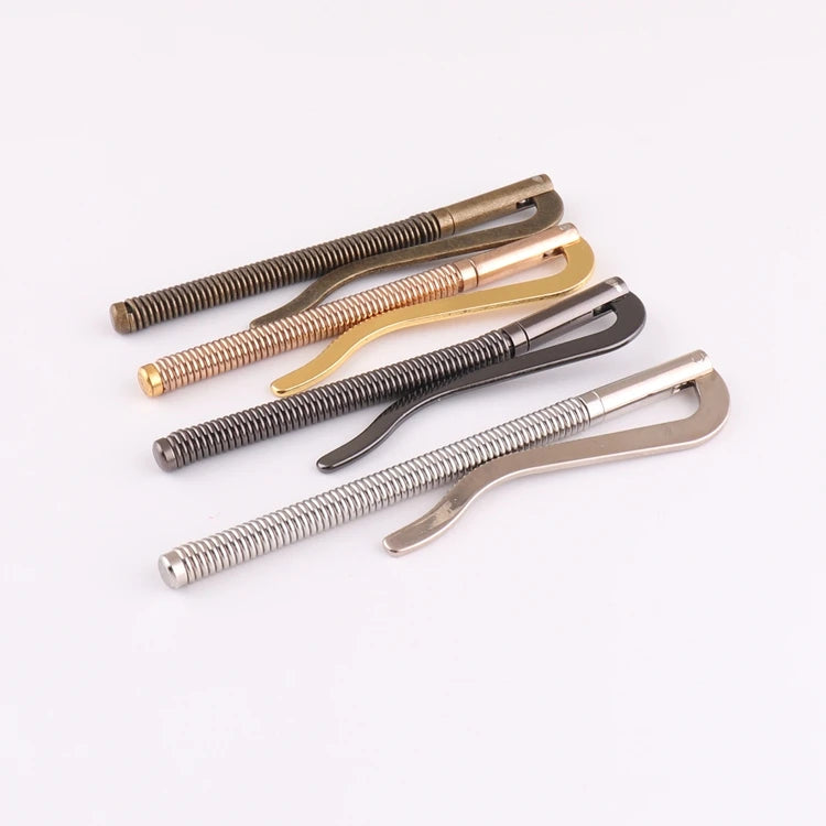 80mm Gold Metal Purse Spring Money Clip for Wallet Bag