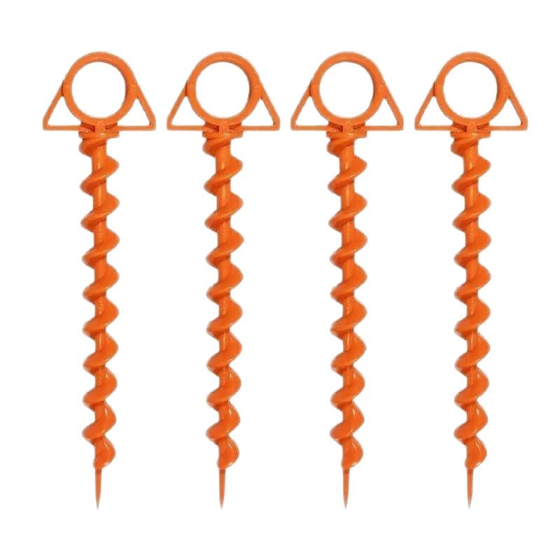 Durable Plastic Tent Stakes Versatile Outdoor Sand Beach Pegs for Camping & Outdoor Activities