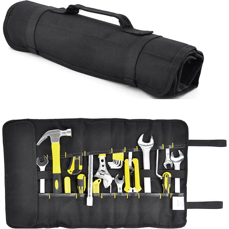 Customized Logo Waterproof Portable 17L Rolling Tool Bag with Heavy Duty BBQ Tools Gift Set for Men Polyester Lining