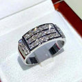 CAOSHI Top Seller Silver Plated Party Eternity Band Rings for Women Generous Anillos Fashion Ring