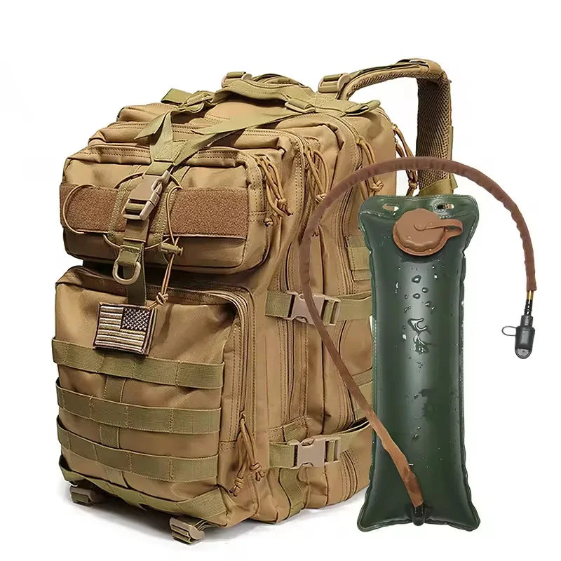 New Hiking Biking Climbing Waterproof Nylon Backpack Camouflage Tactical Backpack With 3L Liner