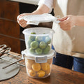 Customized PP Airtight Clear Transparent Food Container Environment-Friendly Durable Multifunction Kitchen Storage for