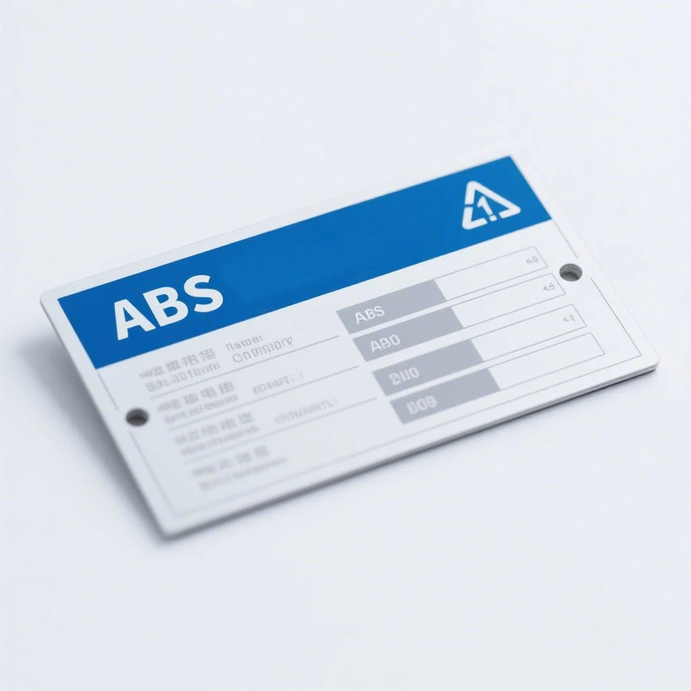 Labels Maker Nameplates Laminated Plastic Panel Waterproof PVC Wire Double-Layer Laser Sign  Color-Coded Traffolyte Marker Tags
