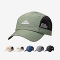 Quick-drying 6-panel Baseball Cap with Embroidered Side Mesh Design Adjustable Suitable for Daily Casual Outdoor Wear MegaBDM