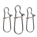 100 Pcs /bag Fishing Duo-lock Snap Pin Stainless Steel Nice Snaps Tackle Connector