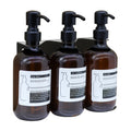 Hotel Triple Shower Soap Dispenser Bottle Wall Mount Shampoo and Conditioner Dispenser