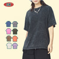 Wholesale Custom Unisex Wash Vintage T Shirts Men's Acid Wash T-shirt Women Distressed Tees Vintage Wash Tshirts