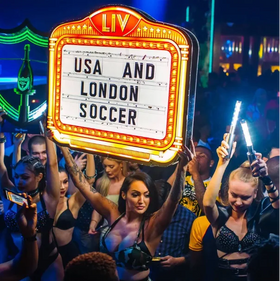Custom bar Night Club Birthday Vip Bottle Service Glorifier Sign Letter Marquee Message Board Led Bottle Presenter