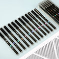 Erasable Pen Suitable for Primary School Students Erasable Gel Pen 0.5mm Black and Blue Pen Office Supplies