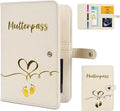Bulk Designer Stylish Ladies Blank Custom logo Pu Leather Mother Maternity Cover and Mutterpass Passport Holder