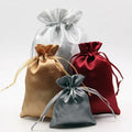 Loonde Wholesale Drawstring Gift Satin Silk Pouch with Customized logo