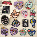 Iron on Twill Embroidery Mother Days Mom Patch for  Clothes Hat Decoration