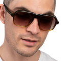 2024 Design New Style Thick Frame Clear Sunglasses Women Personalized Retro Driving Round Sunglasses Men Wholesale