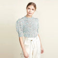 Custom Used Autumn Half-Sleeve Cashmere Pullover Plus Size Crew Neck Sweater in Solid Casual Style for Women