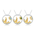 RABBIT Handmade Chinese 12 Zodiac Jewelry Natural Gemstone 925 Sterling Silver Rabbit Pendant Fashion Jewelry