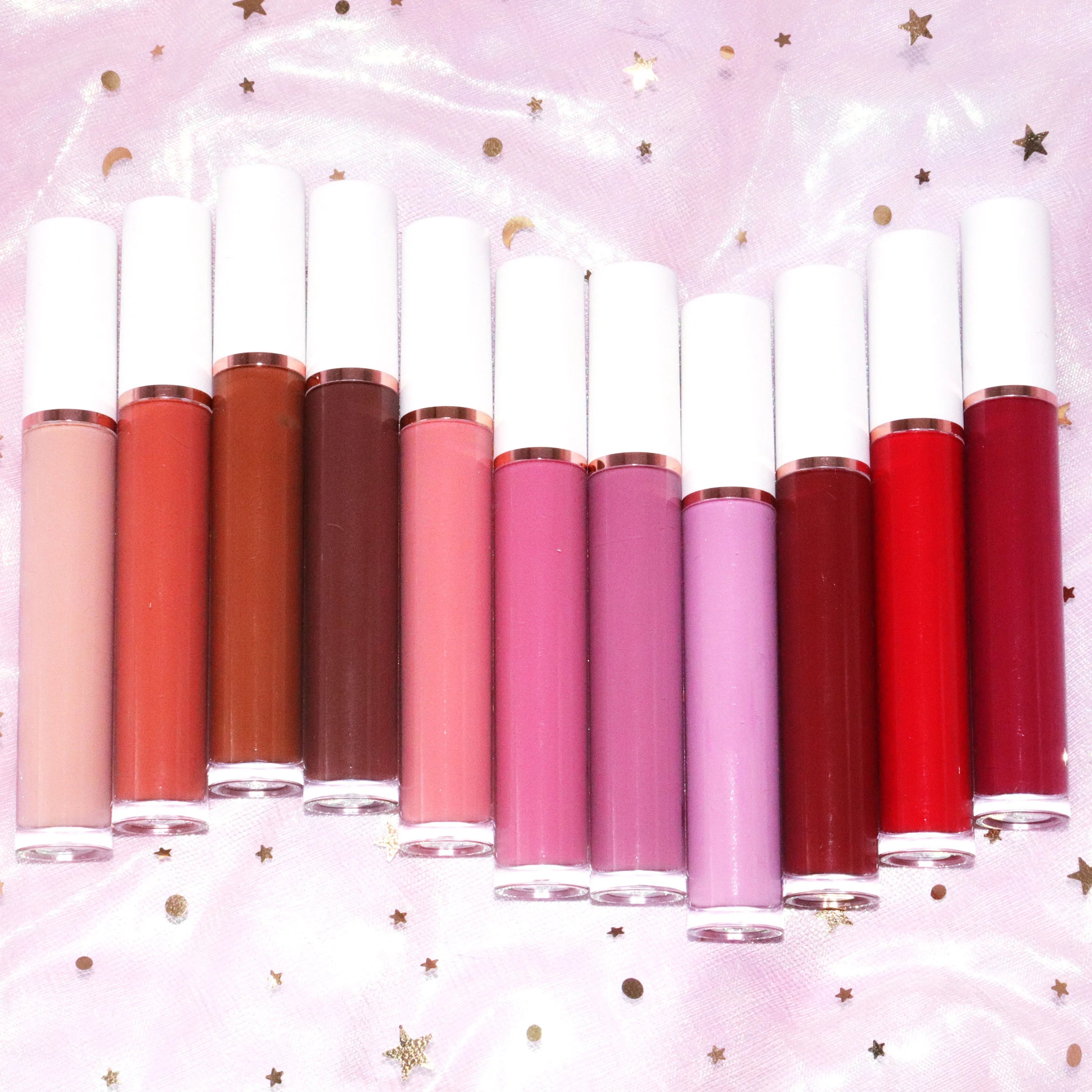 Private Label Pigment Set Lipgloss Vendor Lip Gloss Multi Nude Colors