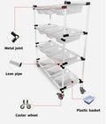 Picking Truck Distribution Sorting Handcart Lean Pipe Picking Truck Wear-resistant Tube Fitting Tubing Connector Wire Rod Joints