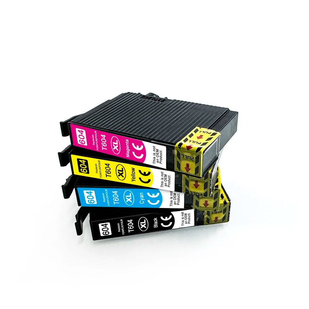 Ocbestjet 604XL T604 T 604 XL T604XL Cartuchos Premium Compatible InkJet Ink Cartridge for Epson XP-2200 XP-2205 XP-4200 XP-2910