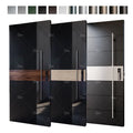 Foshan Yohome Stainless Steel Front Security Exterior Doors Luxury Villa Home Cast Aluminum Pivot Entrance Door