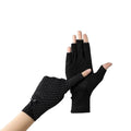 New Women Cotton Fingerless Cycling Gloves Breathable Outdoor UV Protection Anti Slip Gloves for Riding Driving