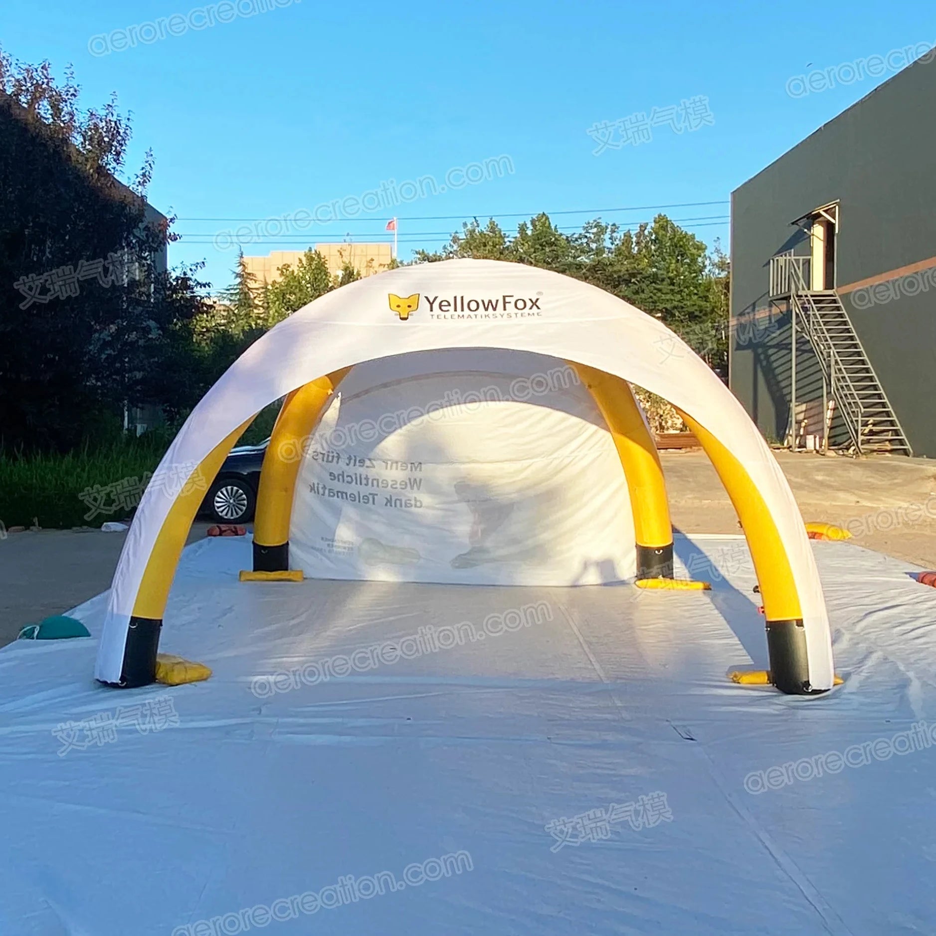 Brand Events Custom Inflatable Tent Outdoor Air Sealed Airtight Tent Durable Advertising Inflatable Tent for Events