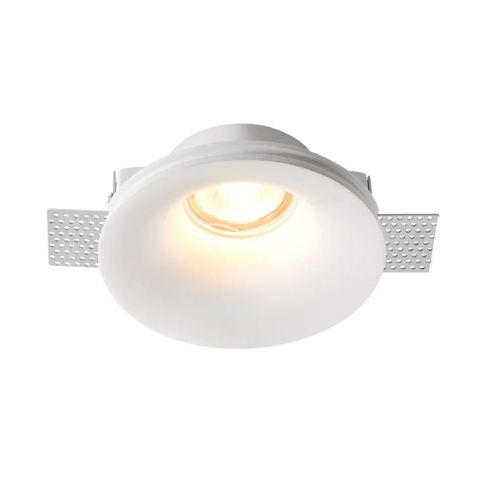 Embedded Gypsum Lamp Without Frame LED Gypsum Spotlight Anti Glare Circular square Ceiling Gypsum Lamp