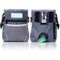 Custom Logo Reusable Dog Walking Treat Pouch Magnetic Closure Cat Silicone Snack Bag Sustainable Training Equipment Cloth Nylon