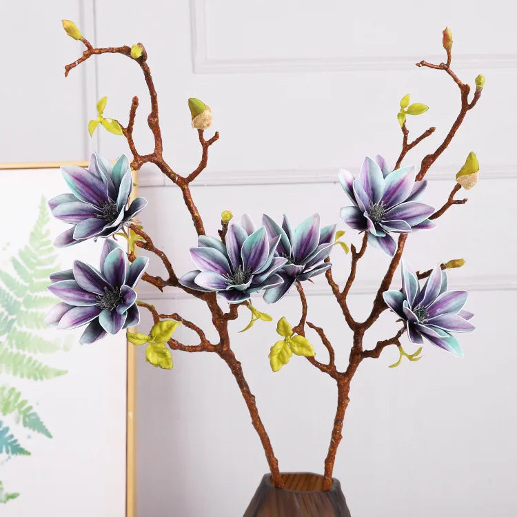 Wholesale Artificial Magnolias Orchid Flowers for Home Decoration  Accessories