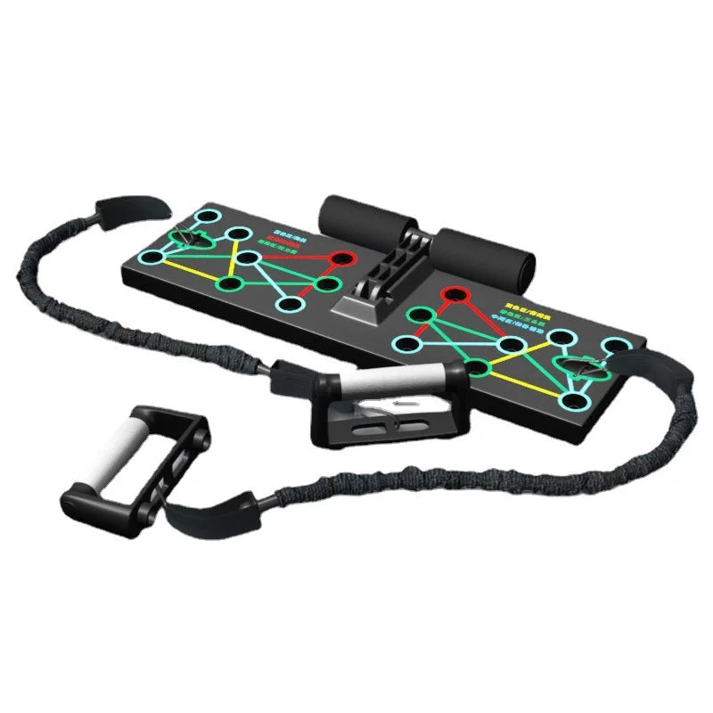 Multi Function Push up Board Foldable Rack Pull Rope Abdominal Exercise Sit Ups Men Fitness Equipment for Home Gym