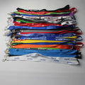 Custom Art Deco Design Nylon Lanyards with Full Color Printing Adjustable Length Bottle Opener 90x2cm for Office Use