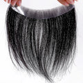 I Tape Fast Shipping Wholesale Price V-loop Thin Skin Natural Black Straight Hairline Topper Human Hair Wigs