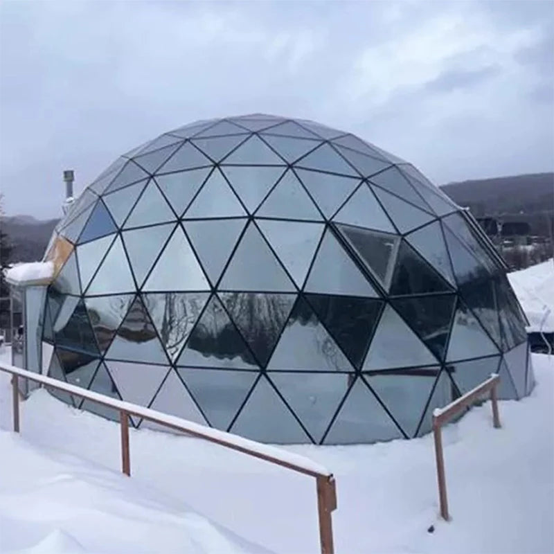 Glass Igloo Dome Glamping Tent With Double Glass for Event Reception