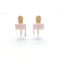 Small Cute Ice Cream Empty Lip Gloss Tube Cosmetic Packaging Container Stock