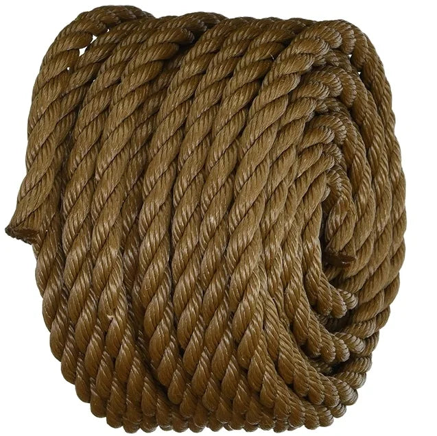 Customized Color 1mm--60mm 3 Strand Medium Lay Twisted PP Danline Rope for Marine