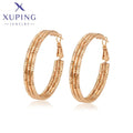 X001021358 XUPING Jewelry 18K Gold Plated Color Minimalism Simple Multi-layer Stacking Large Big Hoop Women Earring
