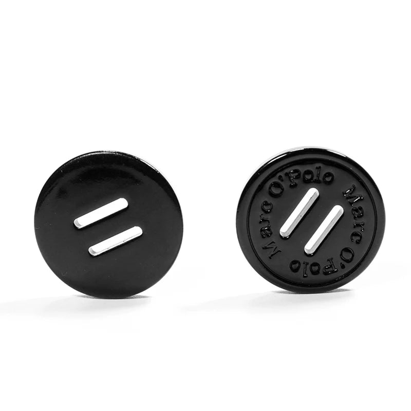 Wholesale Custom Logo Plastic Resin Buttons 2 Hole Round Sewing Buttons for Coat Jacket Garment Accessories