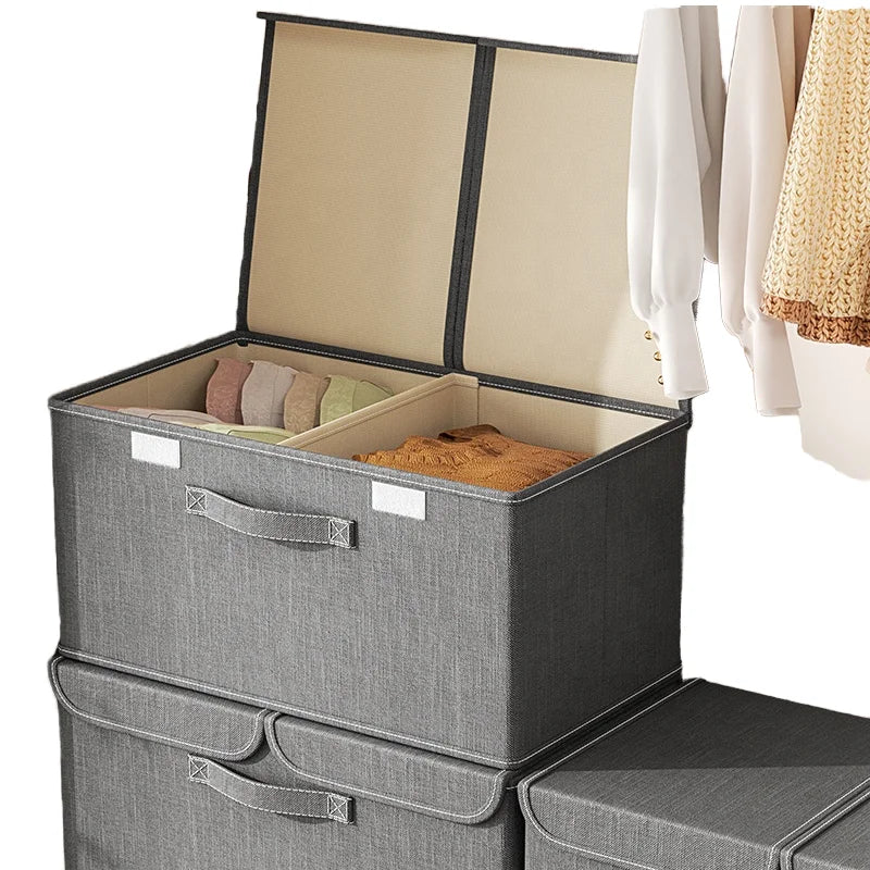Custom Foldable Linen Storage Cube Multifunctional Practical Storage Bags for Kitchen Fabric Material Food Safe