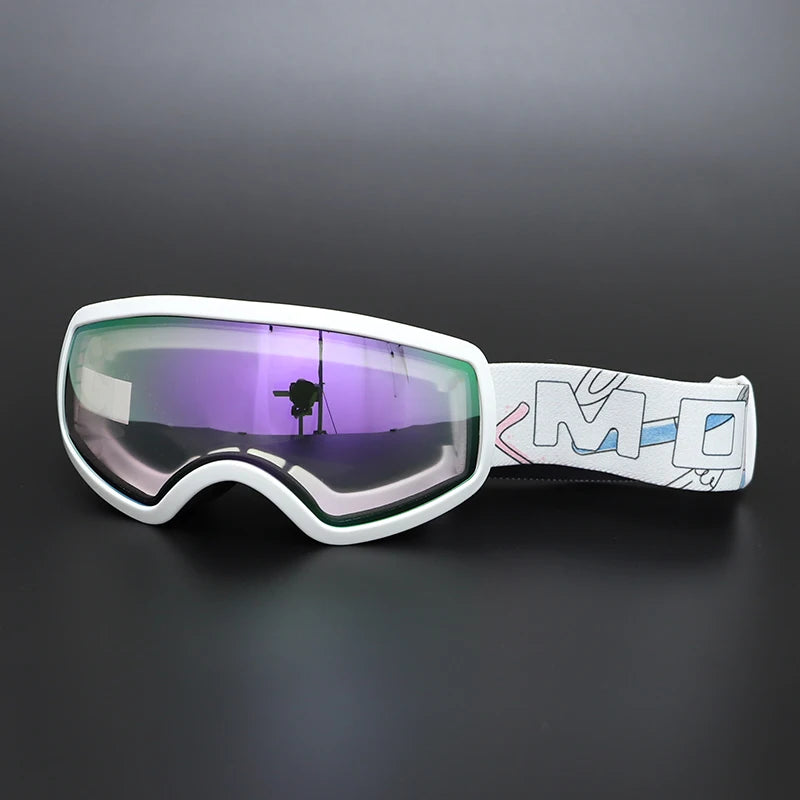 Yijia Optical Ready to Ship Ski Glasses UV400 Snow Goggles Kids Ski Goggles Double Layers Anti-Fog Children Ski Sunglasses