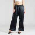 Comfortable Simple Wide Summer Pants Loose Woman Pants Black Pants for Girls